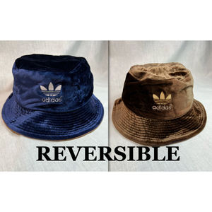 Vintage Adidas Reversible Velvet Bucket Hat RARE